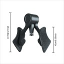 Ejercitador de suelo pélvico para hombres Entrenador de muslos y glúteos ajustable Plegable y giratorio con superficie suave de EVA 1