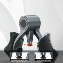 Ejercitador de suelo pélvico para hombres Entrenador de muslos y glúteos ajustable Plegable y giratorio con superficie suave de EVA 4