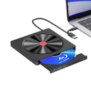 Ekstern mekanik 14 x 14 x 1,7 cm USB 3.0/USB-C Plug and Play Optisk enhed CD/DVD/Blu-Ray Læsning og skrivning til Windows Linux Mac OS 2