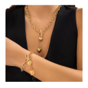 Ekstravagant sæt af boheme smykker halskæde 40+7 cm armbånd 16+5 cm Zinklegering Klassiske accessories til kvinder festgave 2