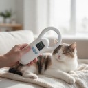 Eläinten mikrosirunlukija Fonkan FS20 USB 500 tallennuspaikan muisti FDX-B ja EMID ISO 11784/85 Näyttö 3,66 cm Valkoinen Koirille ja kissoille 2