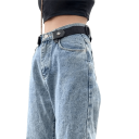 Elastic Adjustable Strap Without Buckle Hidden Strap for Comfortable Wear in Trousers Denim Strap for Loops Seamless Stretch Belt 11