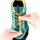 Elastic Locking Laces 100 cm 1 Pair Round Laces Width 0.3 cm No Tying Required Sturdy Stretch Rope with Quality Clip 22