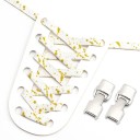 Elastic No-Tie Shoelaces 100 cm Polyester Shoelaces with Metal Lock Quick Fitting for Sports and Everyday Footwear 8