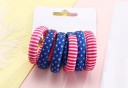 Elástico para cabelo com padrão - 6 pcs 28