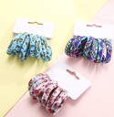 Elástico para cabelo com padrão - 6 pcs 3