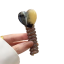 Elásticos para cabelo design telefone 2