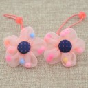 Élastiques à cheveux pour enfants avec fleur - 2 pcs 5