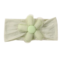 Elastische haarband voor pasgeborenen met bloem Zachte babyhaarband Stijlvolle accessoire voor baby&#39;s Comfortabele en elastische haarband voor pasgeborenen 7