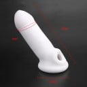 Elastische masturbator voor heren in de vorm van een sleeve 15x4 cm met een realistische zijopening in de vorm van een vagina, flexibel materiaal 3