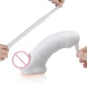 Elastische masturbator voor heren in de vorm van een sleeve 15x4 cm met een realistische zijopening in de vorm van een vagina, flexibel materiaal 4