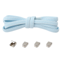 Elastische Schnürsenkel 105 x 0,7 cm No-Tie für Kinder und Erwachsene Einheitsgröße Metallschnalle Schnell anzuziehen Sportlicher Stil 13