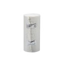 Elastisk bandage 10 x 450 cm Elastisk bandage med høj elasticitet Kompressionsbandage til led og muskler 2 metalklips for fast fastgørelse 1