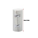 Elastisk bandage 10 x 450 cm Elastisk bandage med høj elasticitet Kompressionsbandage til led og muskler 2 metalklips for fast fastgørelse 2