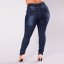 Elastyczne jeansy damskie w rozmiarze plus size 3