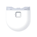 Electric Automatic Nail Clippers 6.5 x 6.3 cm White USB Rechargeable Trimmer with Flashlight Child Lock Manicure Pedicure for Adults 2