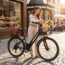 Electric Bike for Adults Samebike RS-A01 Pro Motor 250 W Battery 36 V 15 Ah Shimano 7 Gears Front Basket and Carrier For City and Trips 6