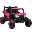 Electric Car for Kids UTV Buggy with 2 Motors, 12V Battery, 2.4G Remote Control, LED Lights, Off-Road Tyres, 96x61x56 cm 3