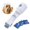 Electric Comb Against Lice and Fleas with Suction Function AC220V Power 3 Capture Bags Safe Removal of Parasites from Hair and Fur 1