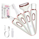 Electric Epilator for Face and Body USB Rechargeable 4 Attachments Eyebrow Shaping Nose Hair Removal Facial Body 2
