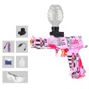 Electric Gel Ball Gun 7-8mm for Children Glock with Magazine Protective Glasses USB Charging Range 15m 3