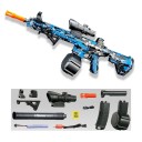 Electric Gel Ball Gun with Drum Magazine and Laser Sight Children's Automatic Water Ammo Submachine Gun 2