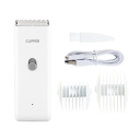 Electric Pet Hair Clipper 45 x 30 x 122 mm 2 Attachments USB Charging 90 min Usage Stainless Steel ABS 3