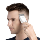 Electric Professional Hair Clipper Rechargeable Hair Trimmer for Children and Adults Adjustable Sliding Cutting Head 6