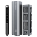 Electric Screwdriver for iPhone Repairs 42 Bits 5 Speeds 180 RPM Tweezers Pry Tool Magnetic Box USB Charging 1