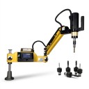 Electric Tapping Machine M2–M8 with Servo Motor Vertical Tapping Arm 600 W Reach 1100 mm 220 V Yellow For Workshops and Engineering Production 1
