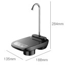 Electric Water Pump Automatic Water Dispenser with Glass Stand Rechargeable Water Pump Portable Black 7