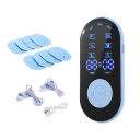 Electrostimulator de mușchi TENS EMS NEMS 18 moduri 30 niveluri 12,7 cm USB-C reîncărcabil albastru masaj cu două canale pentru durerile de spate 1