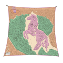 Élégance française avec motif de cheval Foulard carré pour femmes Multifonctionnel pour la tête le cou les cheveux le corps Tendance mode Quatre saisons 1