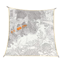 Élégance française exotique Foulard carré pour femmes Multifonctionnel pour la tête, le cou, les cheveux, le corps Tendance mode Quatre saisons 9