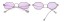 Eleganckie damskie okulary przeciwsłoneczne J657 17
