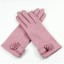 Eleganckie damskie rękawiczki z kwiatkiem 2