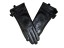 Eleganckie damskie skórzane rękawiczki - czarne 2