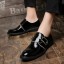 Eleganckie męskie sznurowane buty - czarne 4