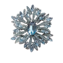 Elegáns divatos bross 6,7 x 6,5 cm Csillag alakú Különböző színváltozatok Kiemelkedő dizájn Cink ötvözet 12