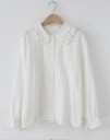 Elegant blus med knappar 5