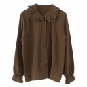 Elegant bluse med knapper 4
