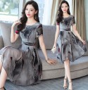 Elegant chiffonkjole 1