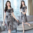 Elegant chiffonkjole 3