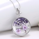 Elegant damhalsband med blommor 2