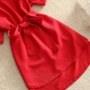 Elegant ensfarvet bluse 2