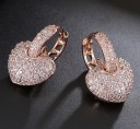 Elegant hart met strass steentjes J1303 4