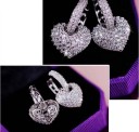 Elegant hart met strass steentjes J1303 3