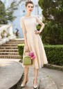 Elegant Ladies' Dress with Pearls 7