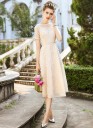 Elegant Ladies' Dress with Pearls 8