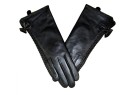 Elegant Ladies' Leather Gloves - Black 3